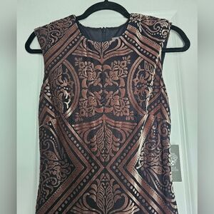 Vince Camuto velvet pencil dress